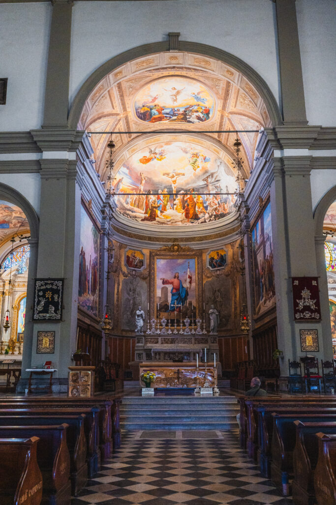 interior of palmanova church