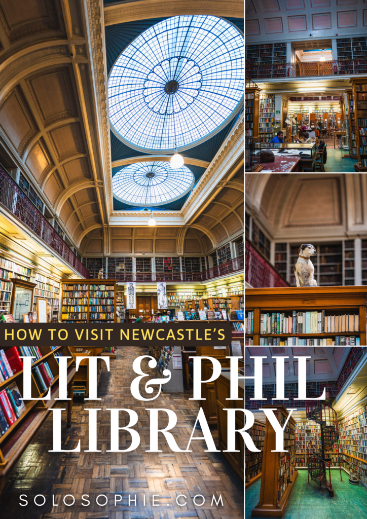 how to visit the lit and phil library in newcastle