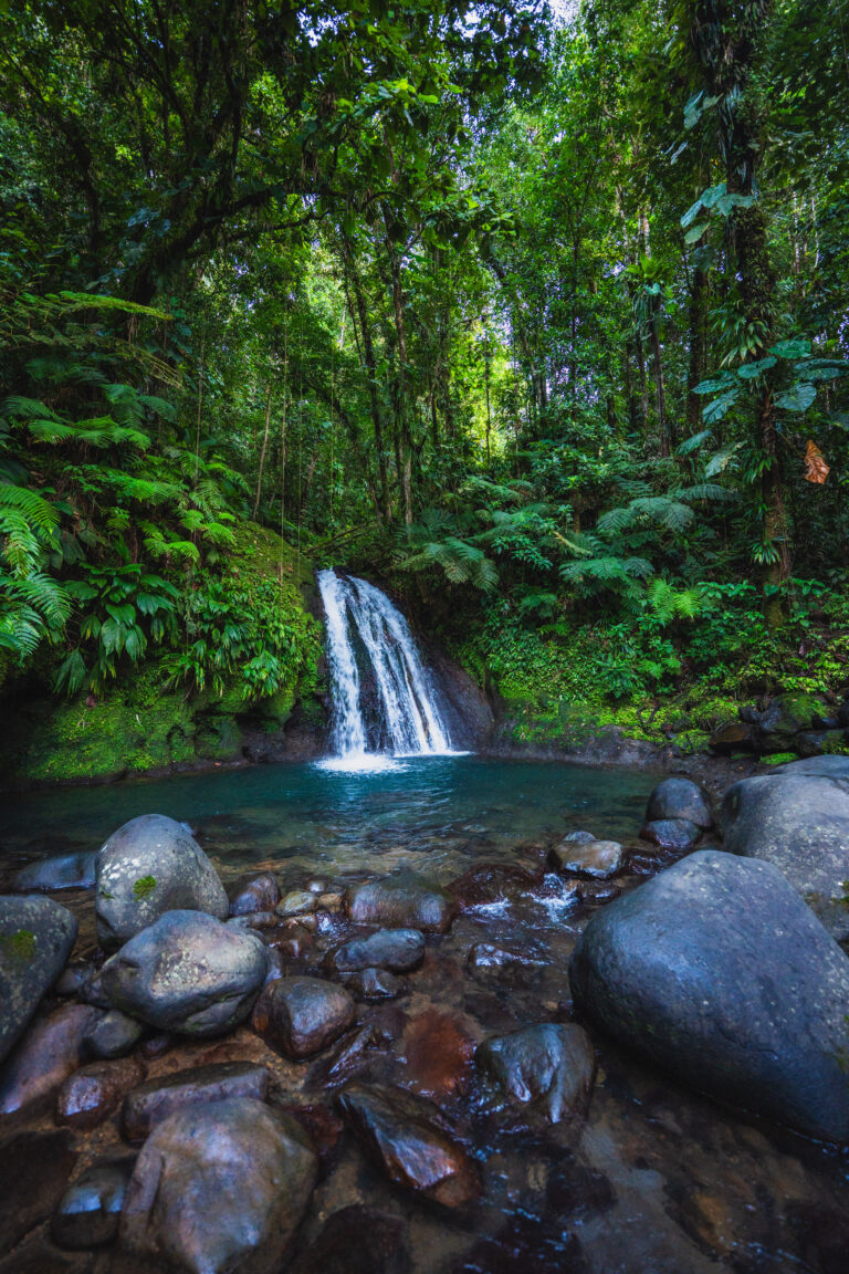 Cascade aux Ecrevisses at dusk