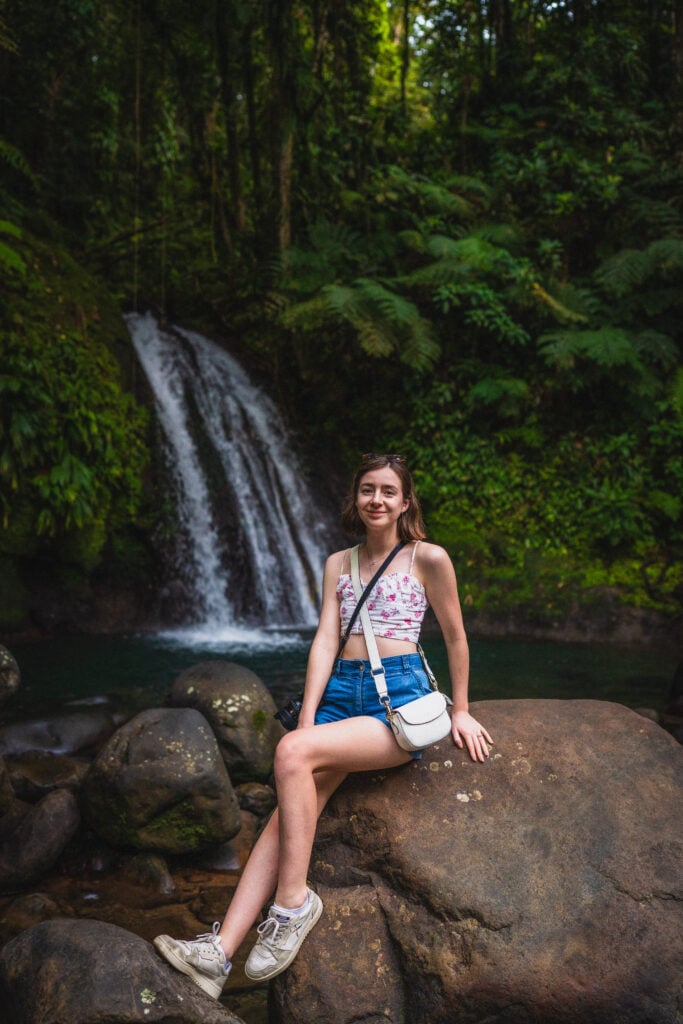 sophie nadeau Cascade aux Ecrevisses in Guadeloupe