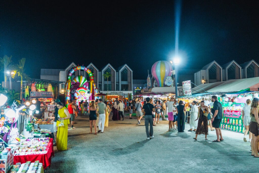 fairground rides ao nang night market