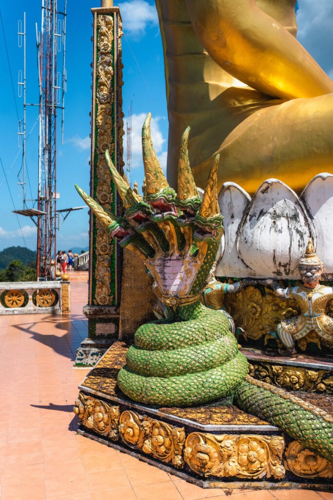 hand at tiger cave temple