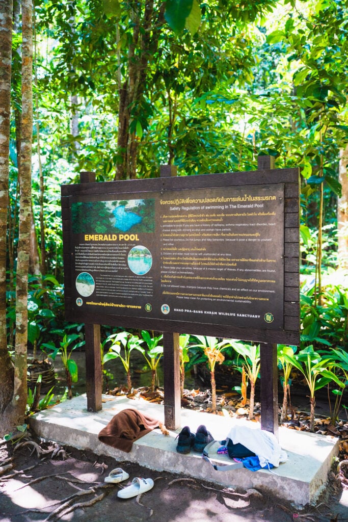 rules for visiting emerald pool