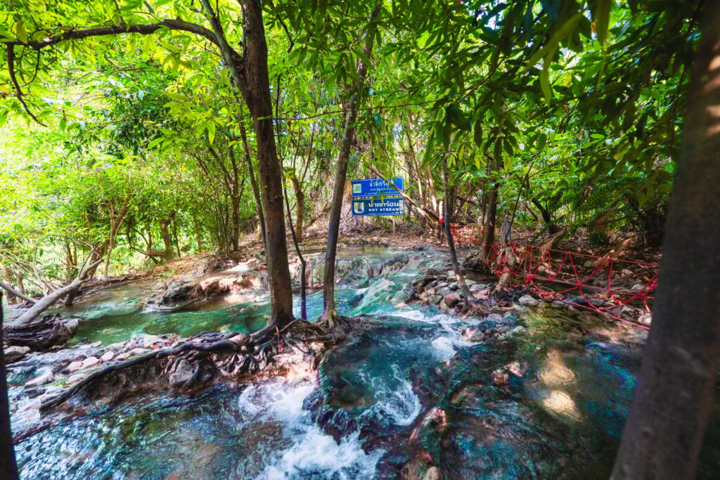 krabi hot stream how to visit