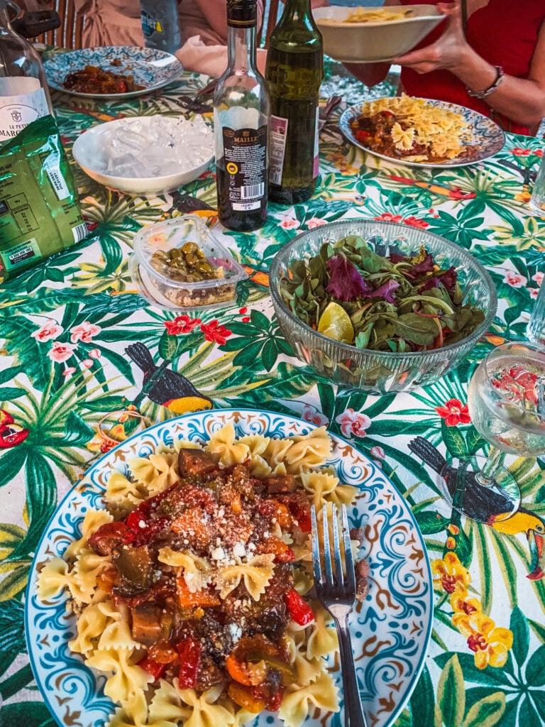 Ratatouille pasta provence