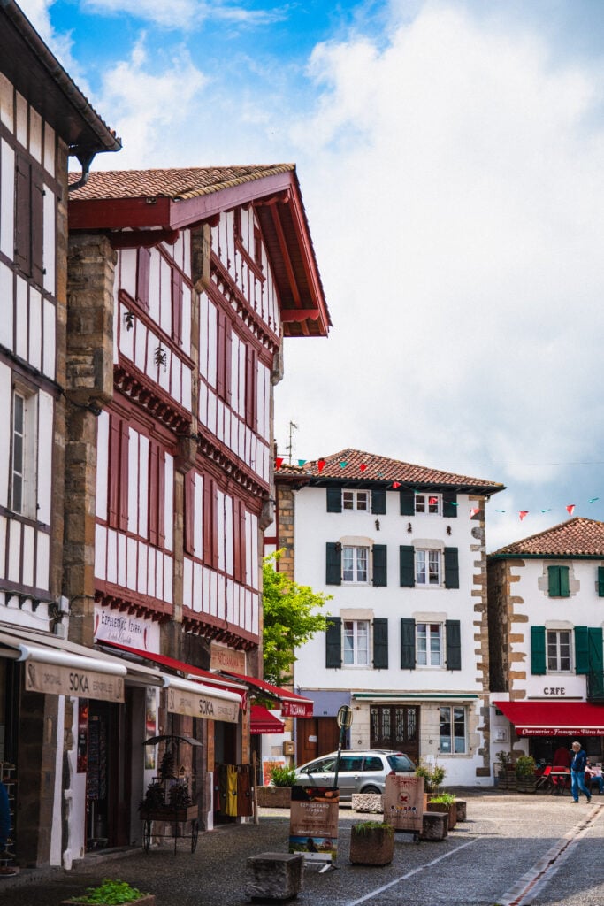 street in espelette