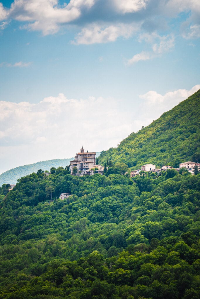 greccio from afar