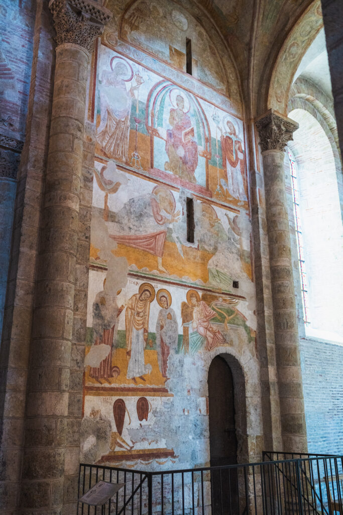 interior of basilica saint sernin