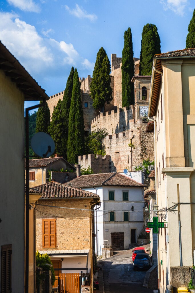 rocca sinibalda village centre