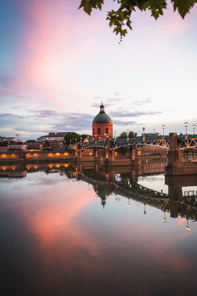 sunset in toulouse