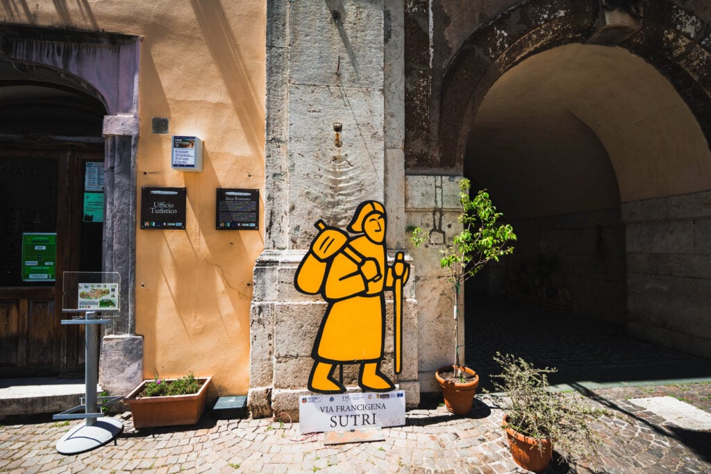 via francigena sutri