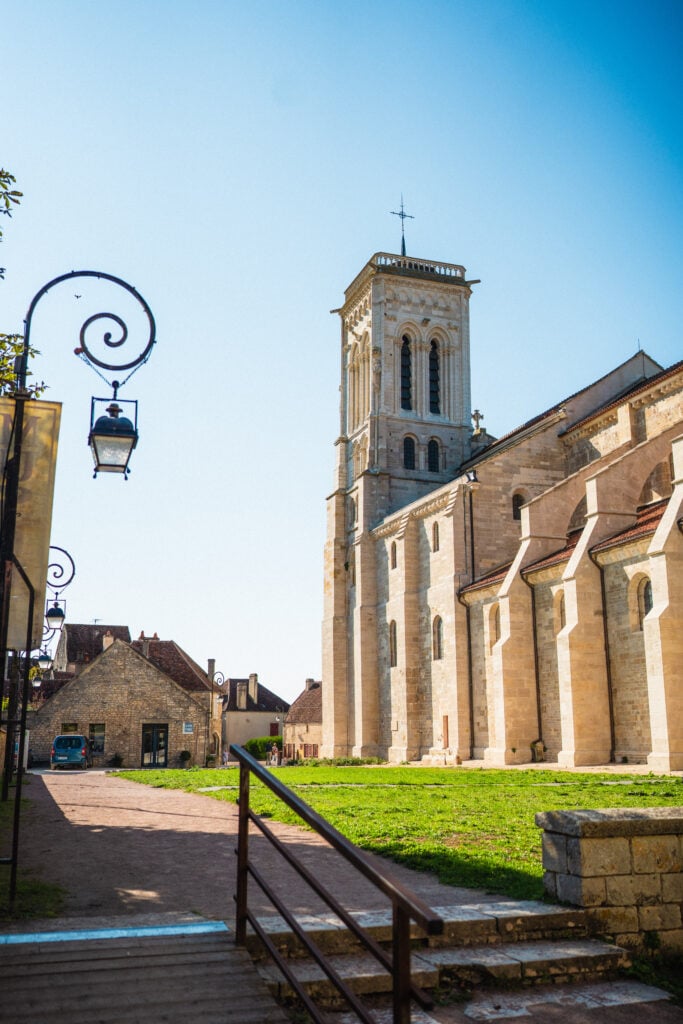 behind the basilica vezelay