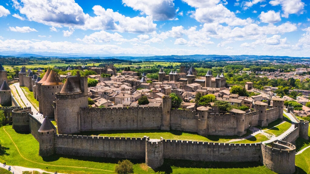 carcassonne from above