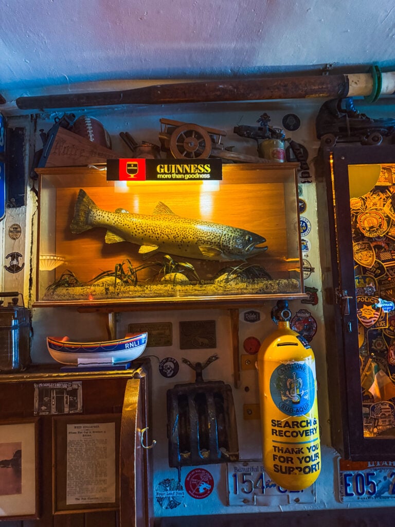 decoration inside seans bar