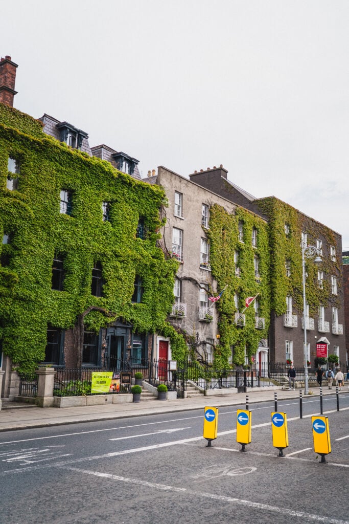greenery on buildings in dublin