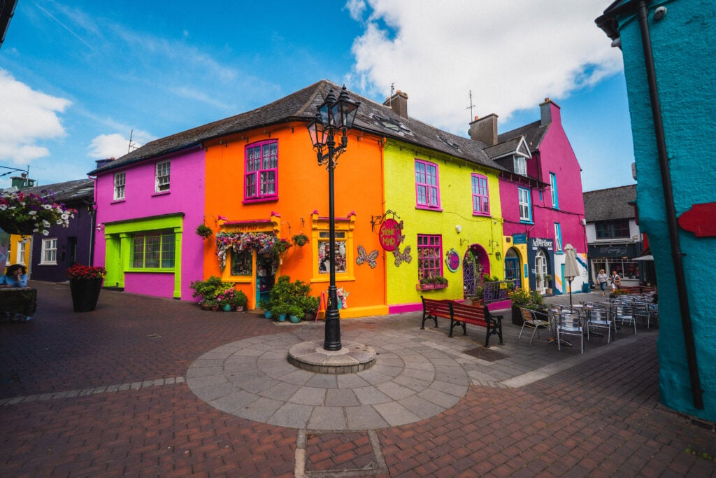 colourful cafe in kinsale