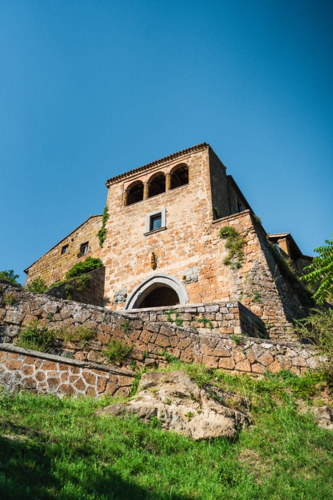 etruscan gate civita di bagnoregio
