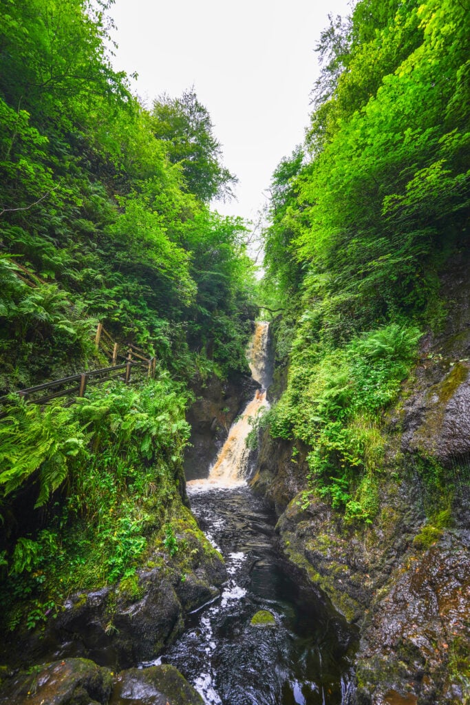 waterfall in glenariff