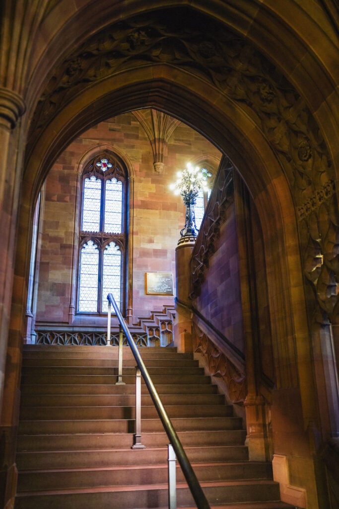 staircase john rylands library