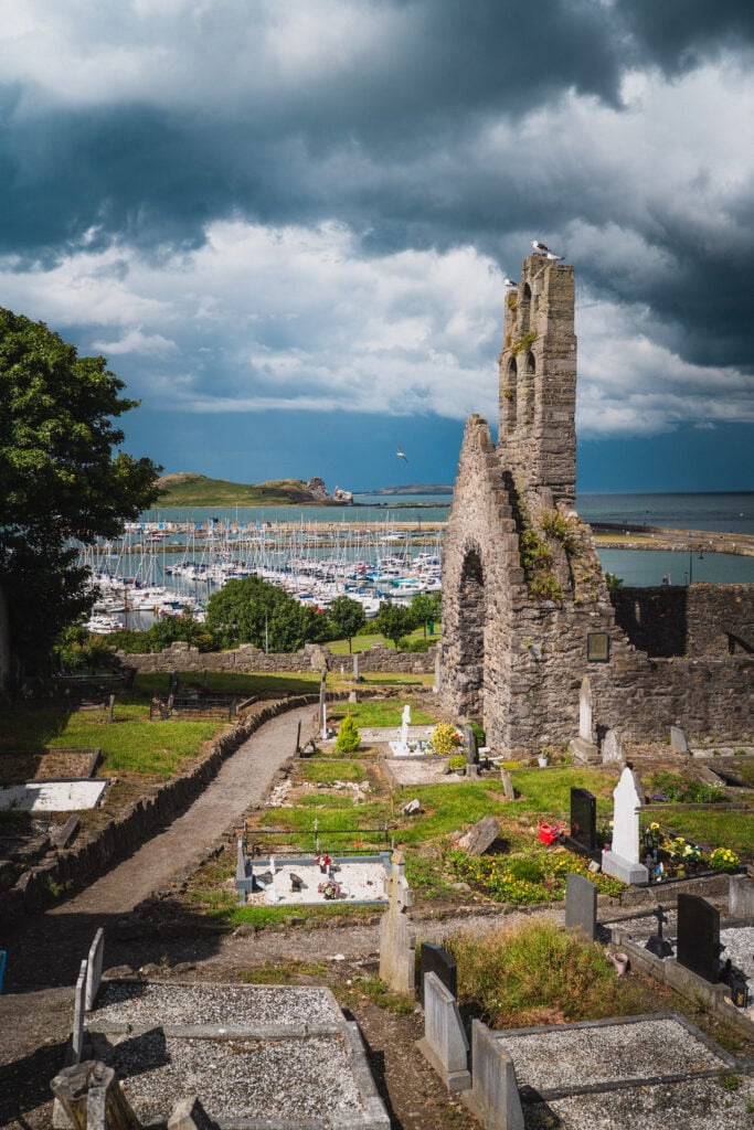 church ruins in howth