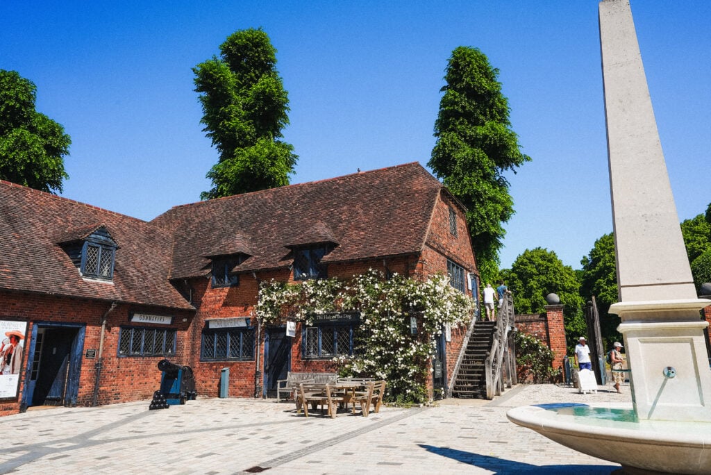 courtyard area