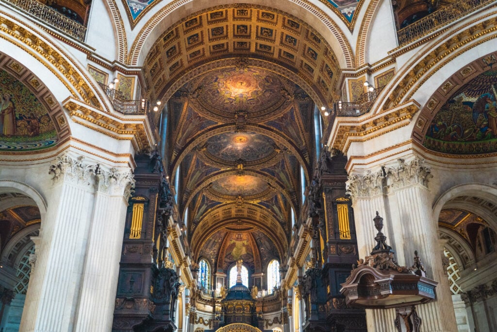 painted ceiling st paul's cathedral